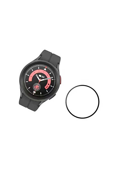 Techaks Galaxy Watch 5 Pro 45mm Pmma Pet Watch Screen Protector Tchs - Black