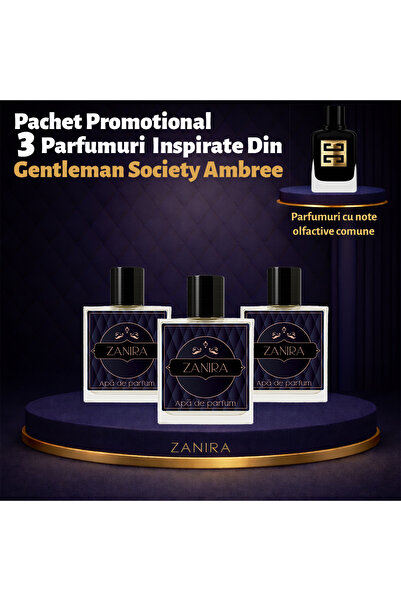 Zanira Set Promoțional 3 Parfumuri 045 – Inspirat din Gentleman Society Ambree