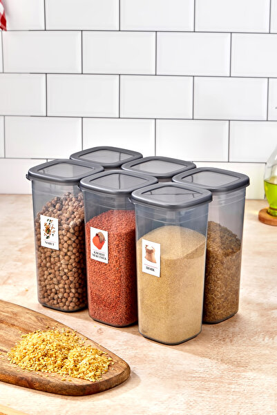 OES HOME 6-Piece Jumbo Size Food Storage Container 1750 ml