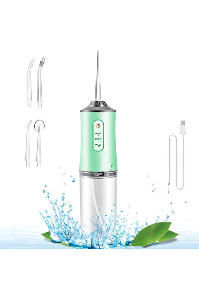 Teno ® Portable Oral Irrigator, 3 Modes, 4 Cleaning Tips, Anti-Tartar, 230ml,...