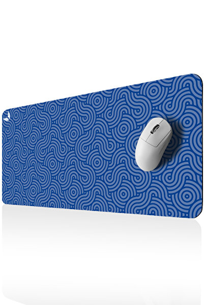 GoLite Classic - 70x30 Circular-Gaming Oyuncu Mouse Pad Kaymaz Taban Büyük Ped Klavye Fare Altlığı Mousepad