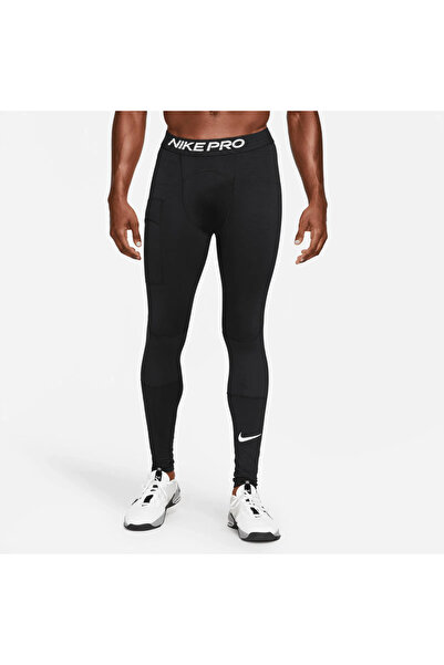 Nike Pro Dri-FIT Warm Erkek Siyah Tayt