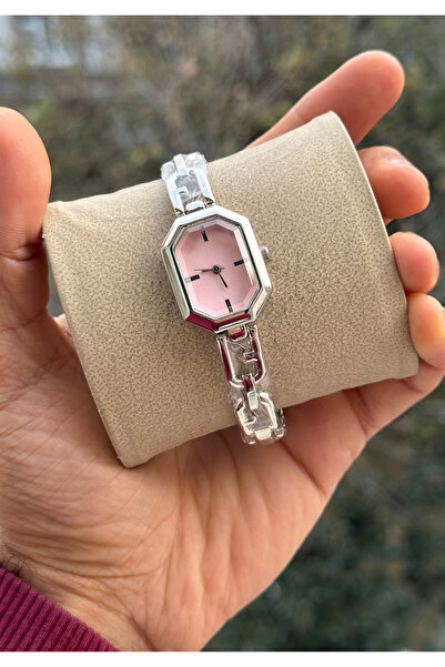 Tulpar New Season Special Chain Design Cord Octagonal Case Women's Wristwatch