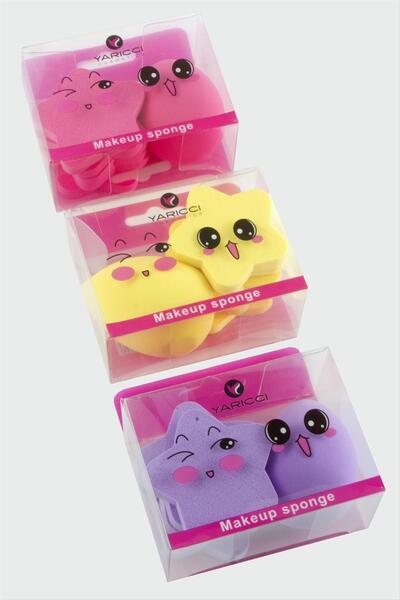 ZERO LAND Ozlstor 6 Pieces Mixed (233738) Makeup Sponge-Colored