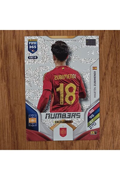 Panini بطاقة لعبة مارتن زوبيميندي إكسيلانس نمبرز EXC18 لعام 2026
