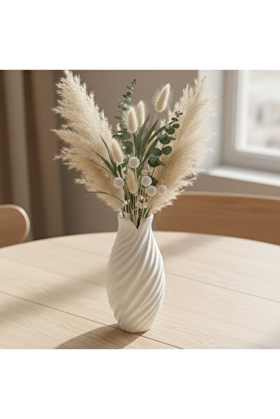 rengine مزهرية على شكل فم زهرة التوليب