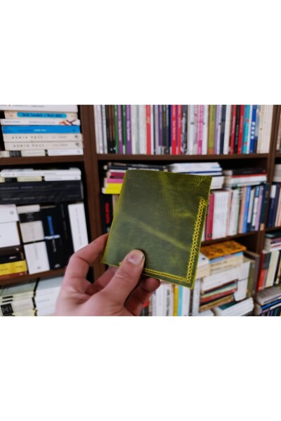 Mahfuz Genuine Crazy Leather Fully Handmade Minimalist Wallet 21*10 Dimensions Nnk3