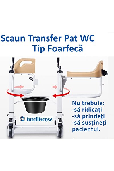 Intellisense Transfer Chair for Bed-Toilet-WC-Table Without Lifting the User