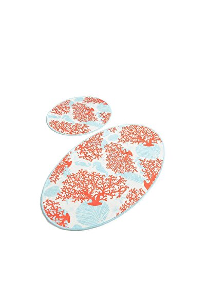 Persera Σετ 2 Covorase baie Moss, 60 x 100 cm, 50 x 60 cm, αντιθεραπευτικό, π...