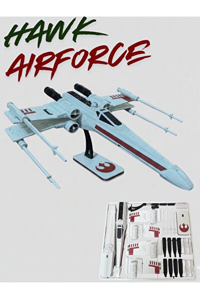 NUBLADO Hawk Airforce Maket Uçak Çocuk Gelişim Realistik YapBoz Puzzle Uçağı ...