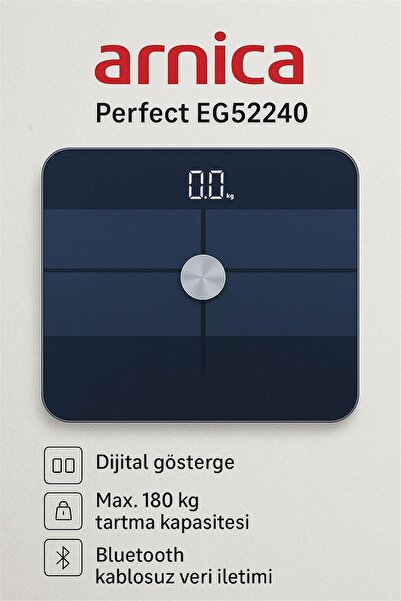 Arnica EG52240 Perfect Bluetooth Baskül