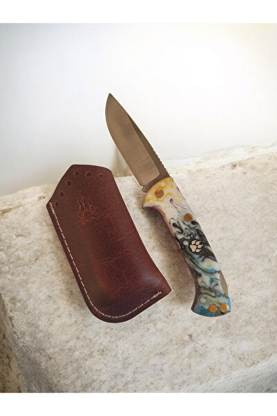 Krc Knife Epoksi Kabze M390 Toz Metal Çelik Kılıf Hediyeli