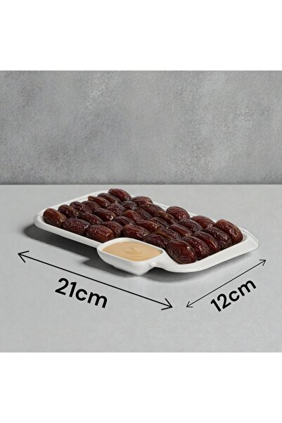 cc bin shihon اطباق تقديم مصنوع من الميلامين الابيض النقي مقاوم للكسر آمن لغسالة الصحون ضد حرارة المكرويف