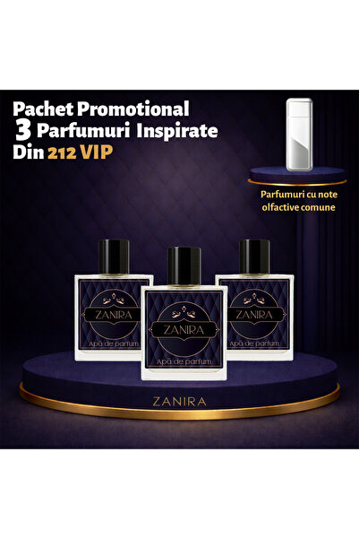 Zanira Set Promoțional 3 Parfumuri 025 – Inspirat din 212 VIP
