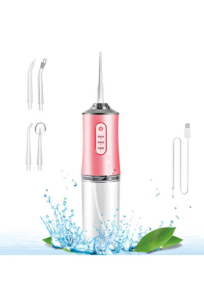 Teno ® Portable Oral Irrigator, 3 Modes, 4 Cleaning Tips, Anti-Tartar, 230ml,...