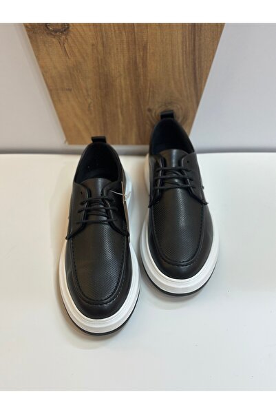 CONTEYNER Siyah Bağcıklı Spor Ayakkabı
