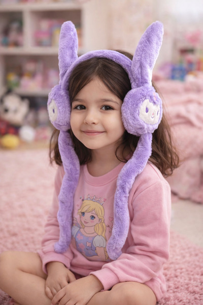 OLİVYA Peluş Bas Bırak Oynar Kulak Kulaklık