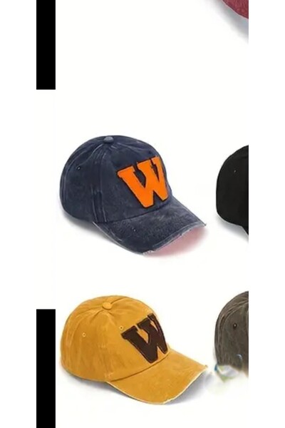 akix Model W, șapcă sportivă de baseball, unisex, cu velcro reglabil pe spate, 2 buc.