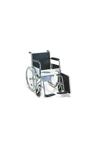 Intellisense Folding WC wheelchair with toilet bowl max 100 kg