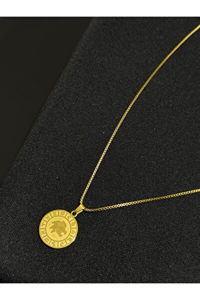 XUPING JEWELRY 18K altın kaplama gold aslan burcu burç çelik kolye