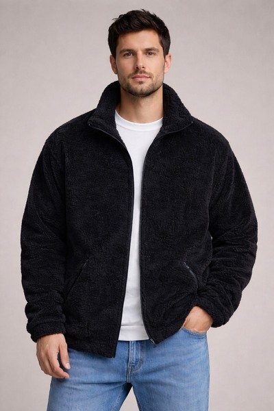 THANBUTİK Unisex Fleece Plush Jacket