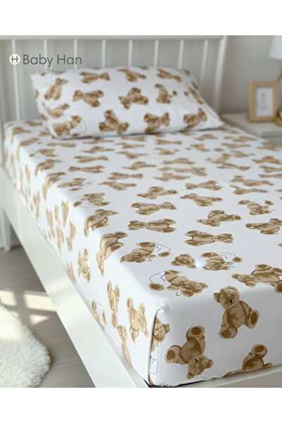 BABY HAN CONCEPT Cotton Teddy Baby & Kids Fitted Sheet Set (Montessori Compatible)