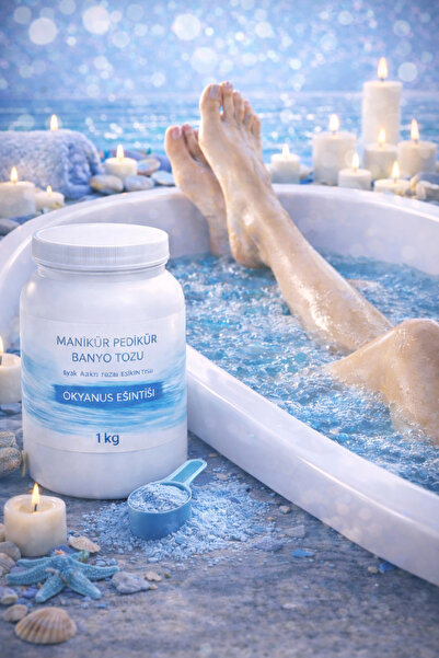 DR.RAİN 1 كيلوغرام مسحوق استحمام مانيكير وباديكير من أوشن إسنت |   العناية ال...