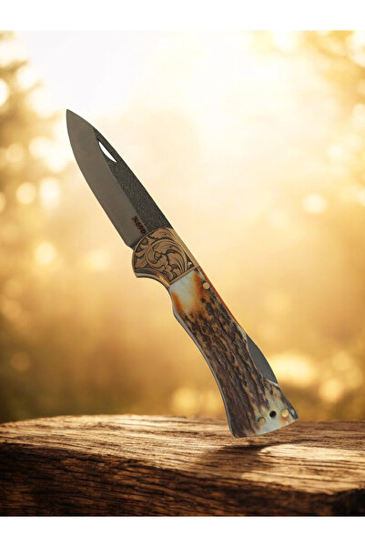 Krc Knife Geyik Boynuzu Kabze N690 Çelik Çakı