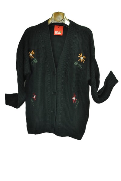 elma abone New Season Women's Embroidered Cardigan