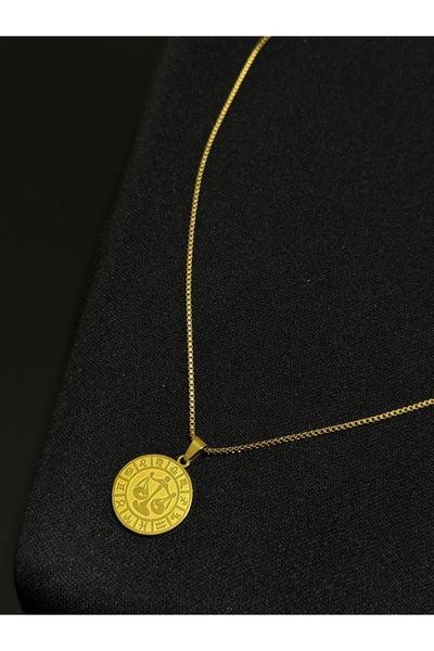 XUPING JEWELRY 18K altın kaplama gold terazi burcu burç çelik kolye