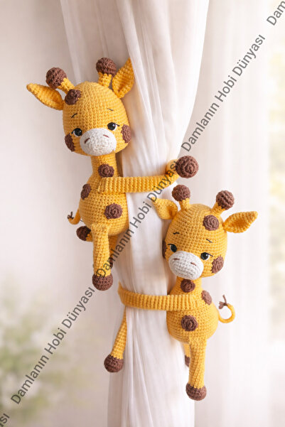 Damla ZÜRAFA 2Lİ PERDE TUTUCU