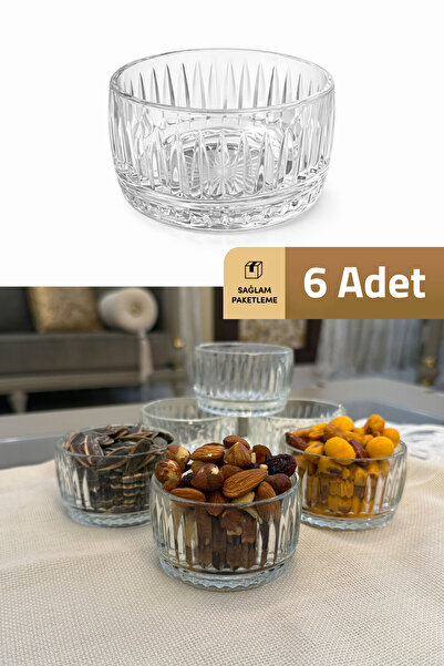 Mutfiko Cam Çerezlik – Kesme Desenli Şeffaf Cam Sunum Kasesi