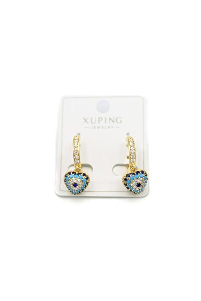 teknoparkx Heart Evil Eye Earrings - Gold