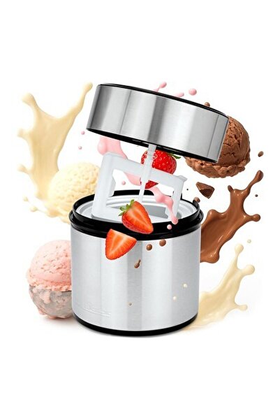 GÜMRÜK BEY Profi Cook Pc-Icm 1140 Inox Dondurma Makinesi 1800 ml Dijital Zama...