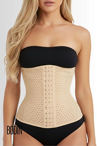 bodin Skin Color Postpartum Waist Corset Tightening Corset Waist Trainer Shaping Belt Without Underwire Comfortable
