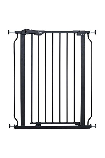 Moon بوابة أمان للأطفال من سيكورا، مقاس 76-80 سم، حاجز قفل تلقائي - أسود