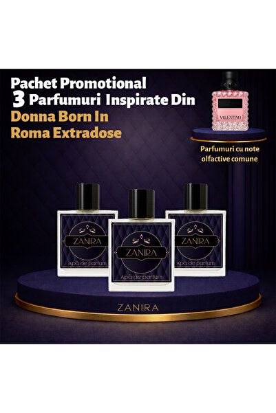 Zanira Promotional Set of 3 Perfumes 164 – Inspired by Dona Born In Roma Extr...