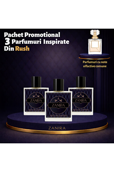 Zanira Promotional Set 3 Perfumes 132 – Inspired by Rush