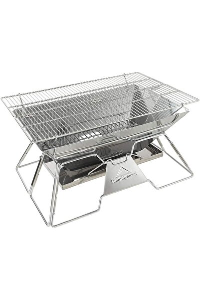 NO BRAND شواية قابلة للطي من كامبينج مون، مصنوعة من الفولاذ المقاوم للصدأ، مو...