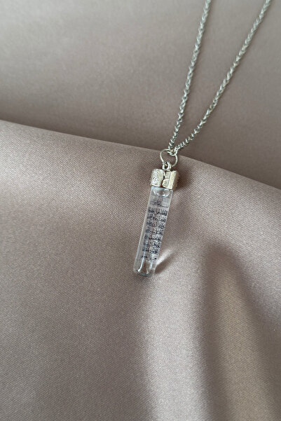 laria jewelry Ayetel Kürsi Yazılı Zemzem Sulu Kolye