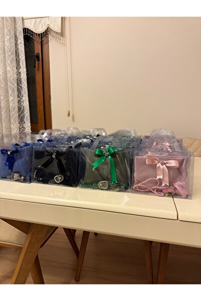 Azra 20 adet 3’lü SET ÇANTA (KARIŞIK RENKLER) Ümre hediyesi Hac Hediyesi