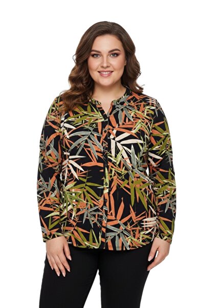 wearon tekstil Γυναικεία μπλούζα με κουμπιά BGL-ST05128