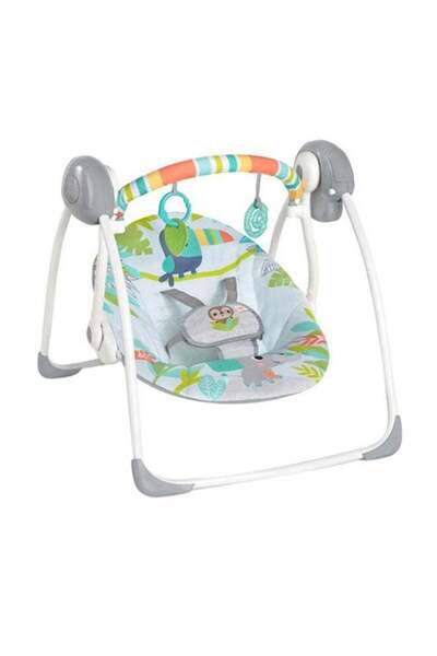 Bright Starts Portable Swing with Jungle Print