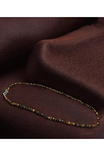 best bioenerji taş terapi Tiger's Eye Natural Stone Pendant 2 mm