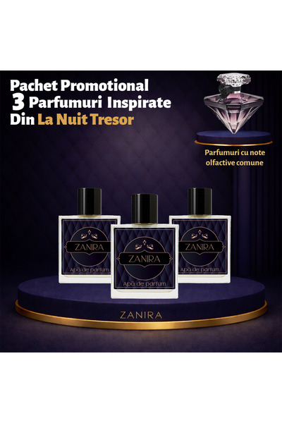 Zanira Set Promoțional 3 Parfumuri 104 – Inspirat din La Nuit Tresor