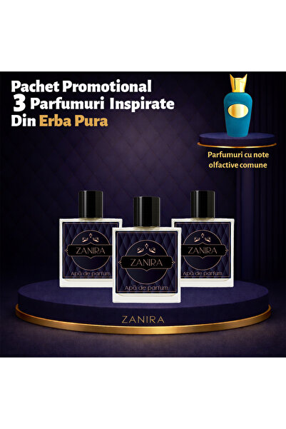 Zanira Promotional Set of 3 Perfumes 204 – Inspired by Pure Herbs