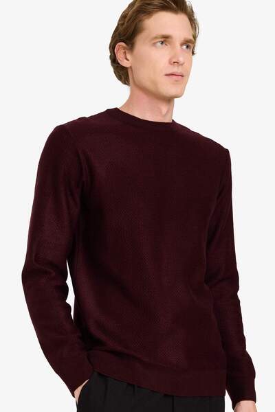 DeFacto Standard Fit Crew Neck Sweater Sweater C9618Ax25Au