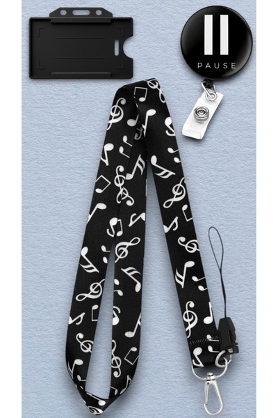 chic crazze مجموعة حزام هاتف بتصميم مفتاح الموسيقى الأيسر، مجموعة من 3 قطع تش...