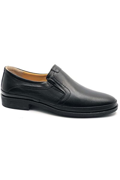 KOCAMANLAR Tagy 2510-1 Genuine Leather Men's Casual Shoes Black