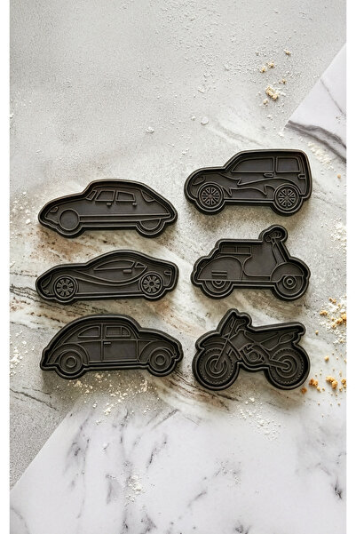 To Design Lab Set of 6 Molds with Car and Engine Theme